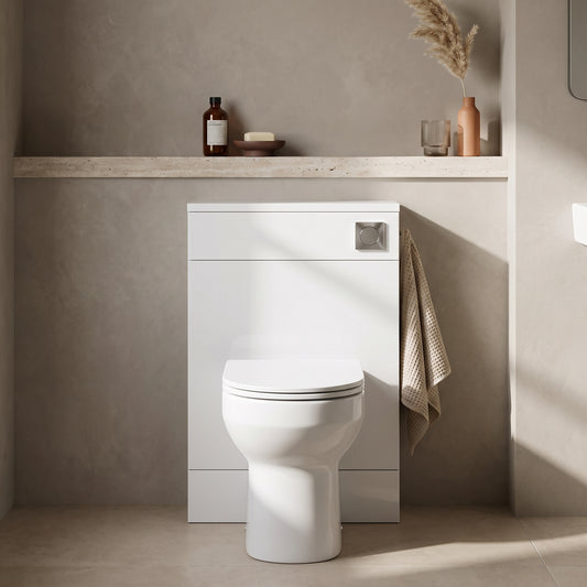 Fairford Kingsly Gloss White 500mm WC Unit
