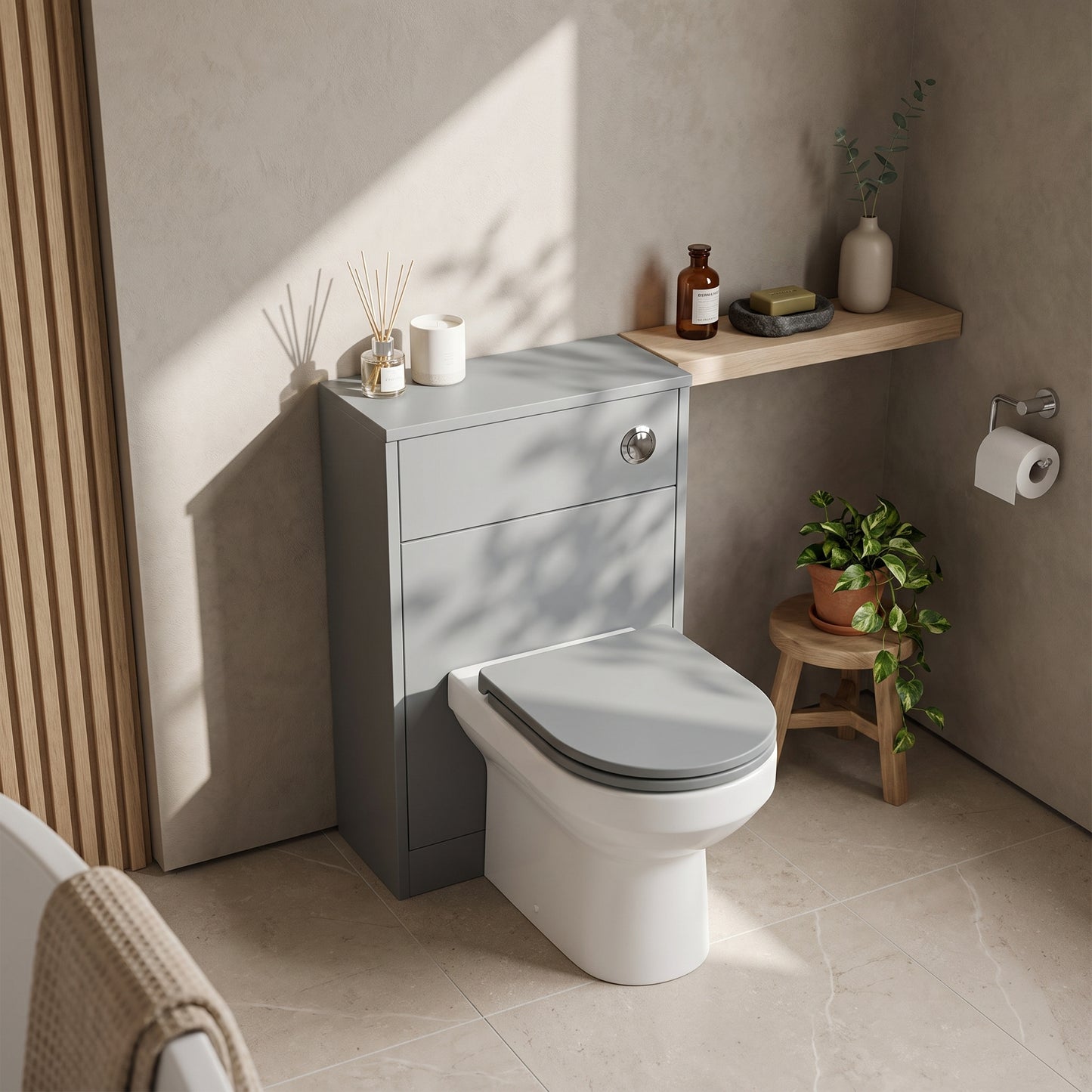 Fairford Anika 500mm Matt Grey WC Unit