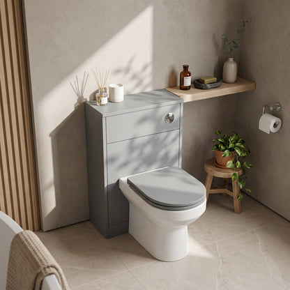 Fairford Anika 500mm Matt Grey WC Unit