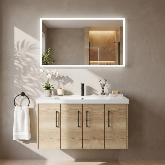 Fairford Mosca Led Mirror With Demister Pad And Shaver Socket - 1200mm X600mm