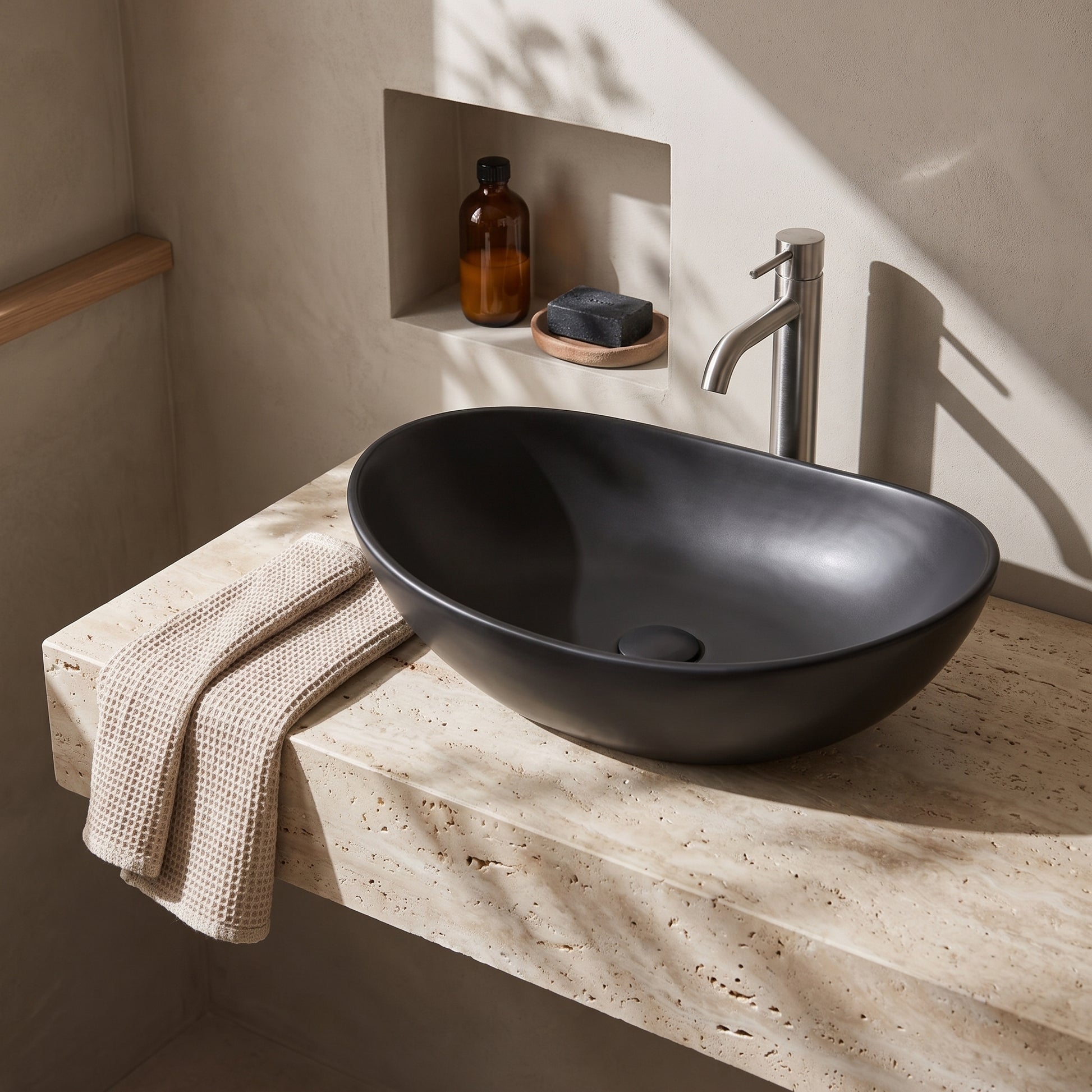 Fairford Neo 560mm Counter Top Basin - Gloss White