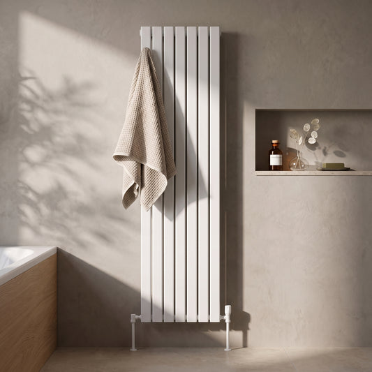 Fairford Bravo White Designer Radiator 1600mm X 408mm