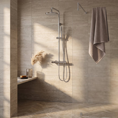Fairford Element 7 Chrome Exposed Shower Kit