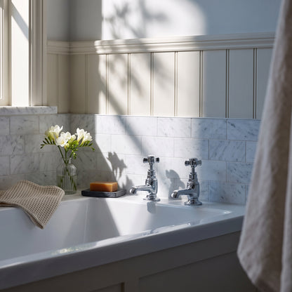Fairford Henley Bath Pillar Taps