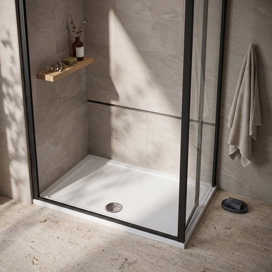 Fairford 1000 x 800mm Antislip Rectangular Shower Tray
