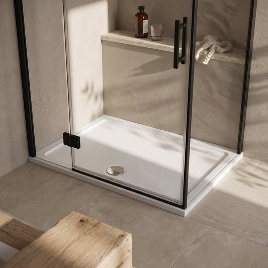 Fairford 1100 x 800mm Antislip Rectangular Shower Tray