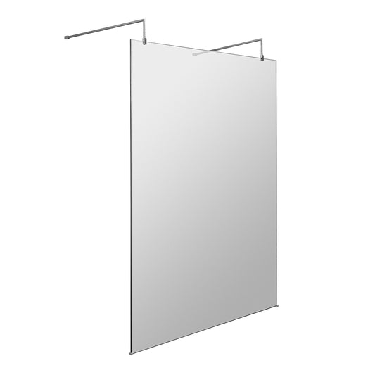 Fairford 1400mm 8mm Wetroom Screen, 2 Support Arms, 1950mm