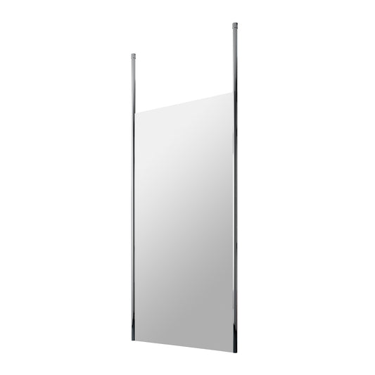 Fairford 900mm 8mm Wetroom Screen, 2 Ceiling Posts, 1950mm