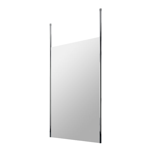 Fairford 1200mm 8mm Wetroom Screen, 2 Ceiling Posts, 1950mm