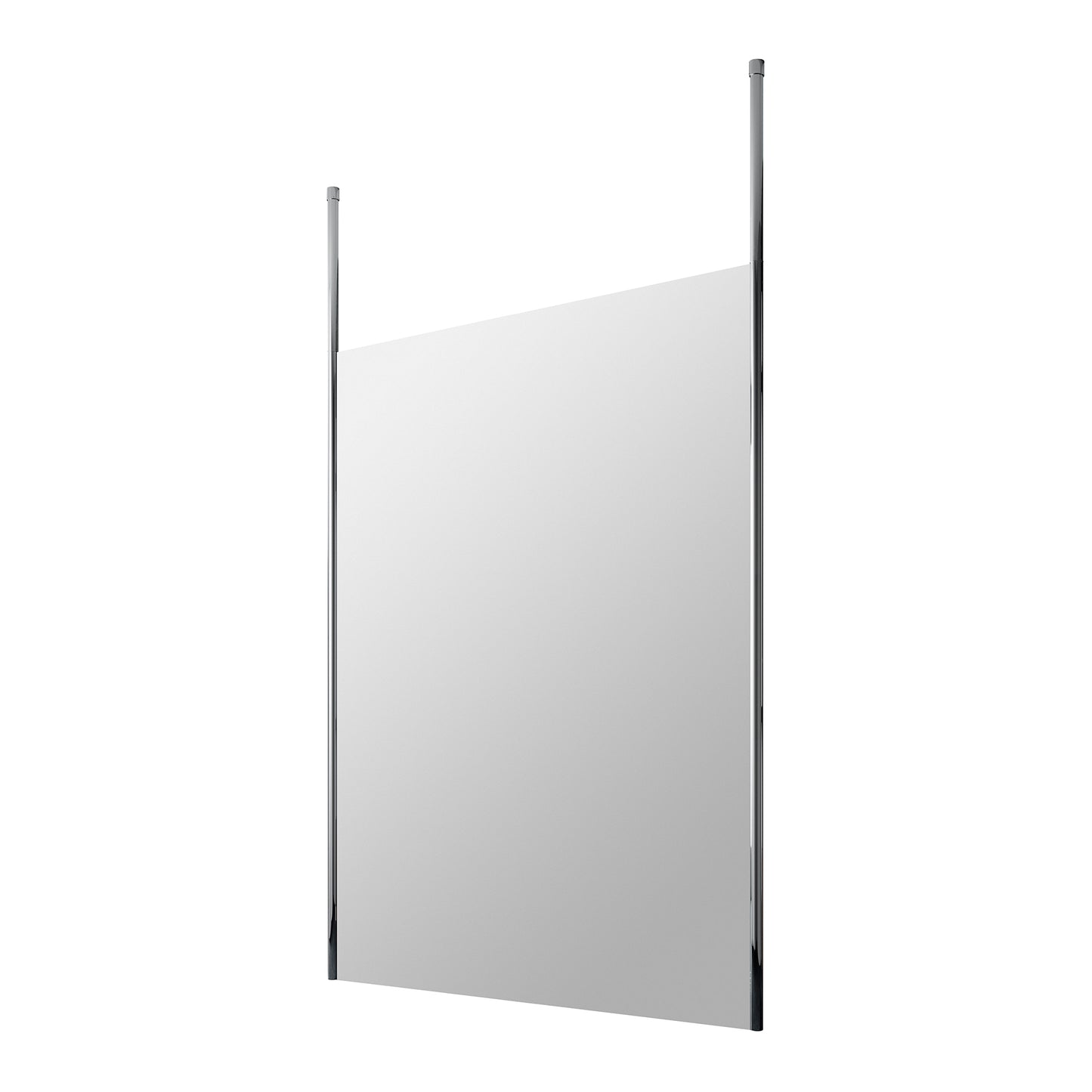 Fairford 1400mm 8mm Wetroom Screen, 2 Ceiling Posts, 1950mm