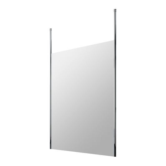 Fairford 1400mm 8mm Wetroom Screen, 2 Ceiling Posts, 1950mm