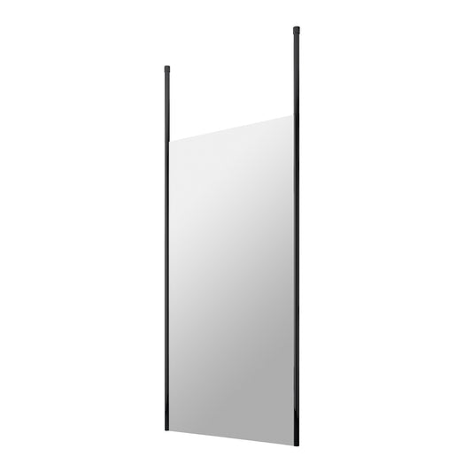 Fairford 1000mm 8mm Matt Black Framed W/r Screen2 Ceiling Po