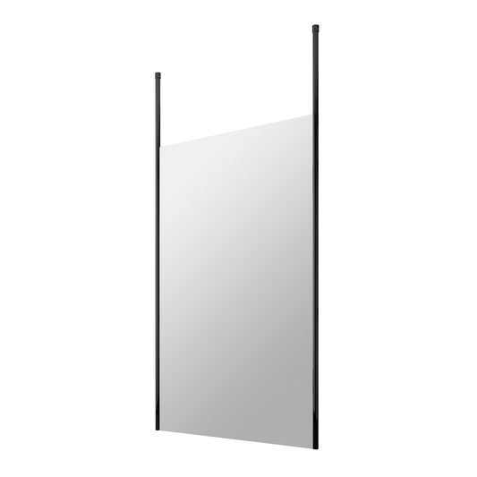 Fairford 1200mm 8mm Matt Black Framed W/r Screen2 Ceiling Po