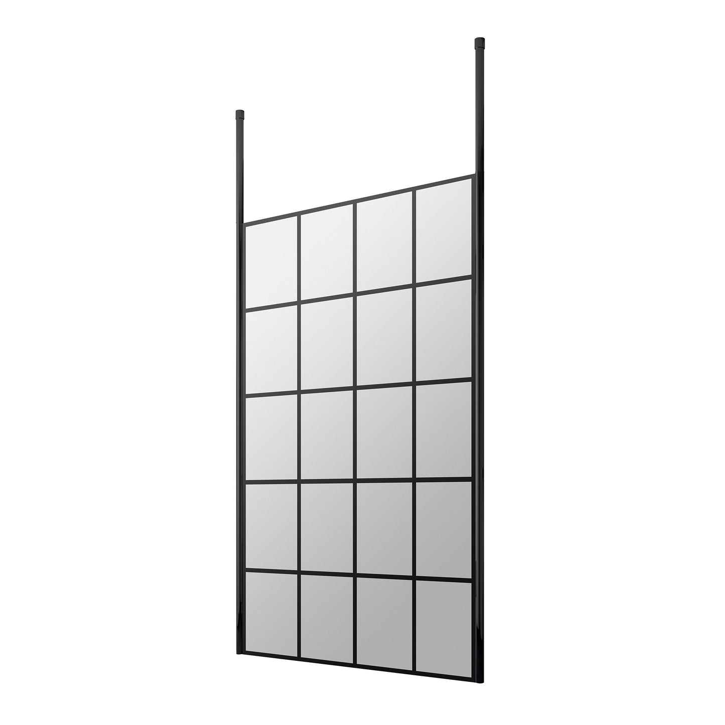Fairford 1000mm 8mm Matt Black Crittall W/r Screen2 Ceiling