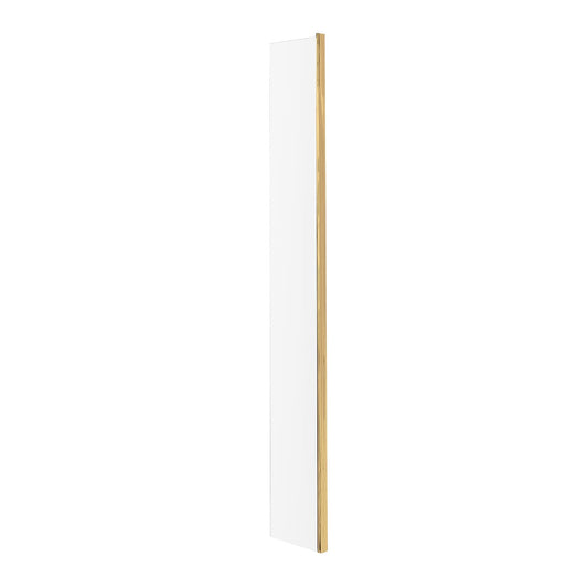 Fairford Brushed Brass 215mm Fixed Return Screen