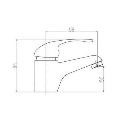 Fairford Contract Single Lever Basin Mixer