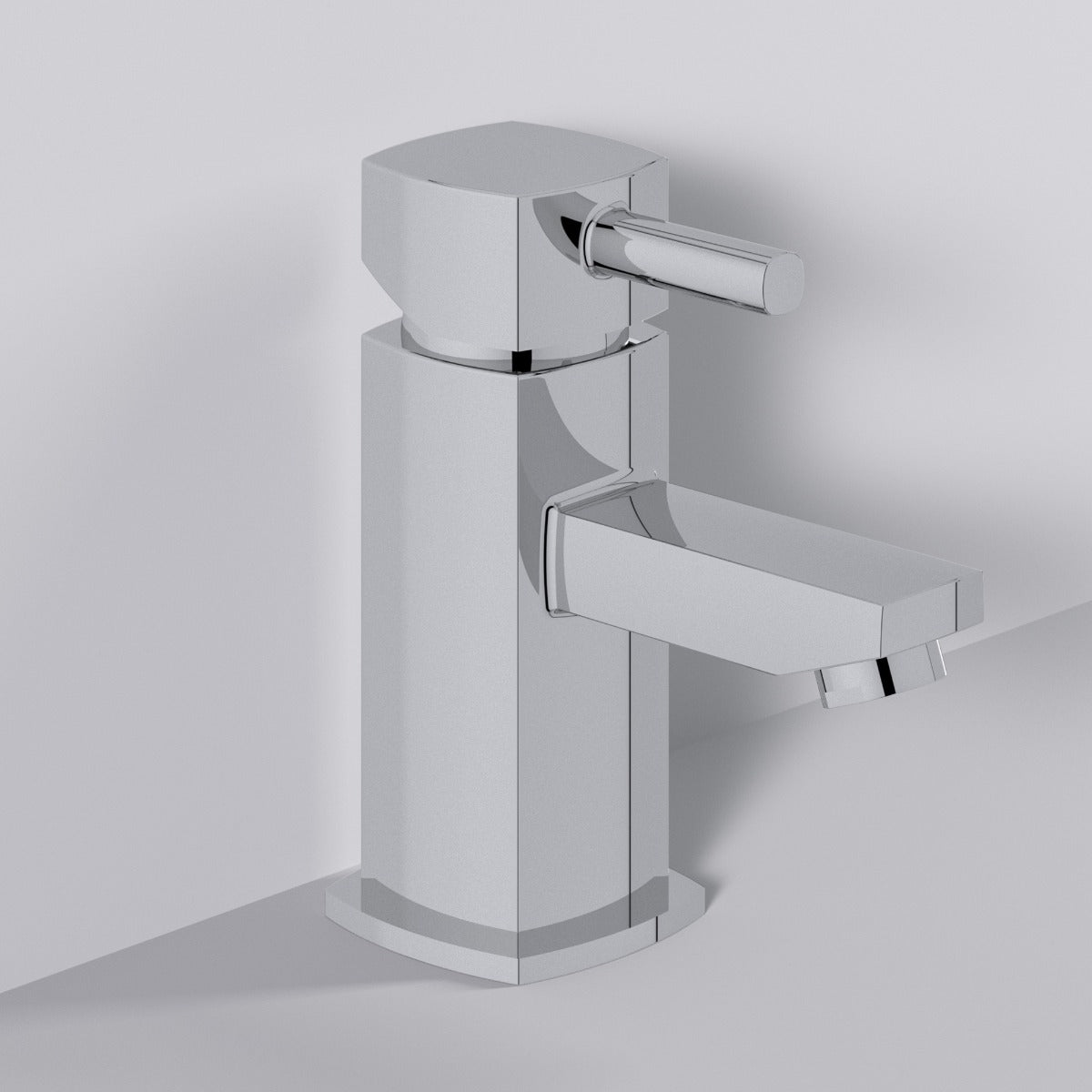 Fairford Kingswood Basin Mixer with Push Button Waste
