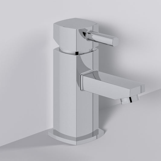 Fairford Kingswood Basin Mixer with Push Button Waste