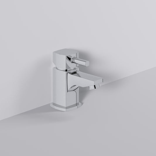 Fairford Kingswood Mini Basin Mixer with Push Button Waste