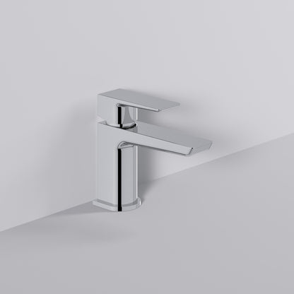 Fairford Una Mini Basin Mixer with Push Button Waste