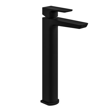Fairford Una Matt Black High Rise Basin Mixer