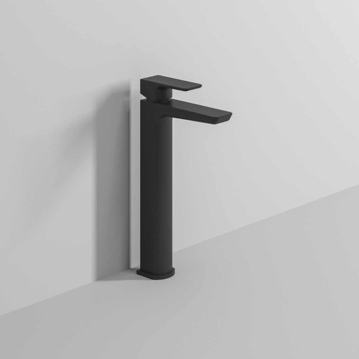 Fairford Una Matt Black High Rise Basin Mixer