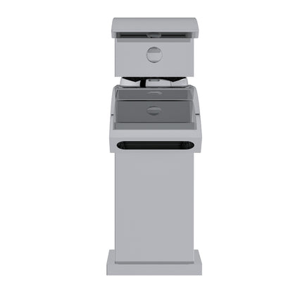 Fairford Cohen Mini Basin Mixer with Push Button Waste