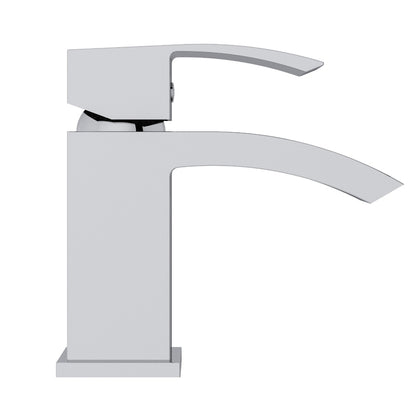 Fairford Cohen Mini Basin Mixer with Push Button Waste