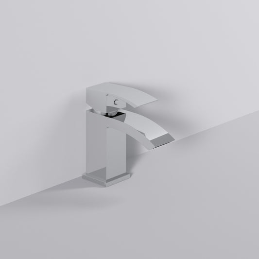 Fairford Cohen Mini Basin Mixer with Push Button Waste