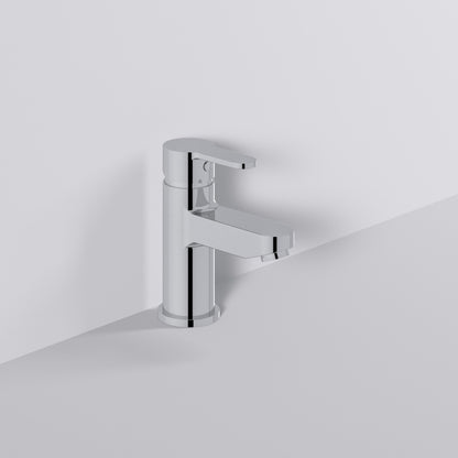 Fairford Fern Basin Mixer with Push Button Waste