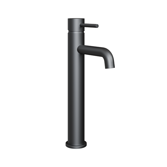 Fairford Element 7 Matt Black High Rise Basin Mixer