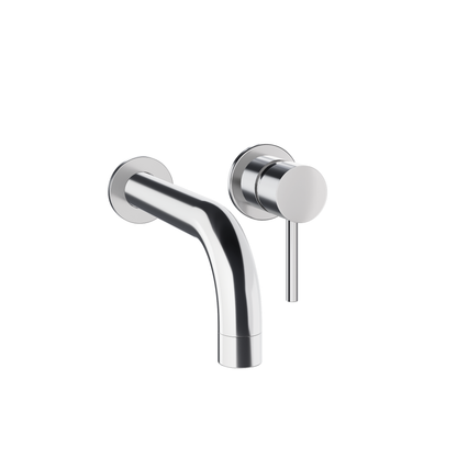 Fairford Element 7 Chrome Wall Mounted Basin Mixer