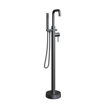 Fairford Element 7 Matt Black Freestanding Bath Shower Mixer