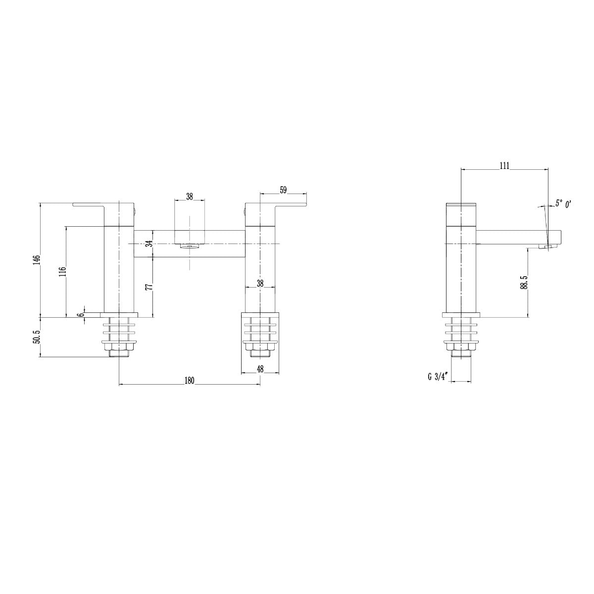 Fairford Carta Bath Filler