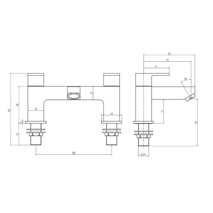 Fairford Liva Bath Filler