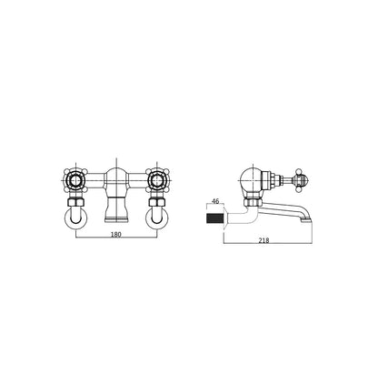 Fairford Winchester Pro Wall Mounted Bath Filler