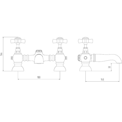 Fairford Harrow Bath Filler