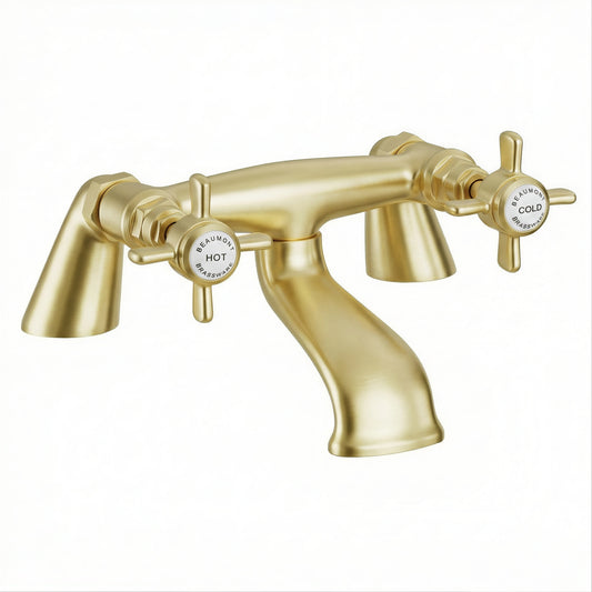 Fairford Kensington Brushed Brass Bath Filler