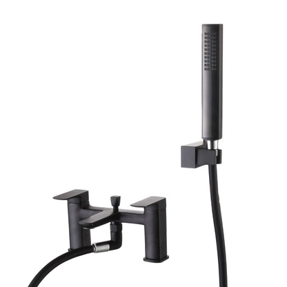 Fairford Una Matt Black Bath Shower Mixer