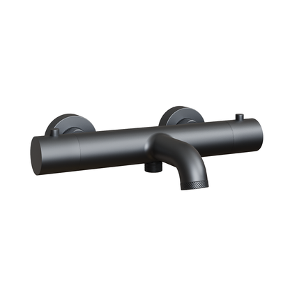 Fairford Element 7 Matt Black Wall Mounted Bath Shower Mixer