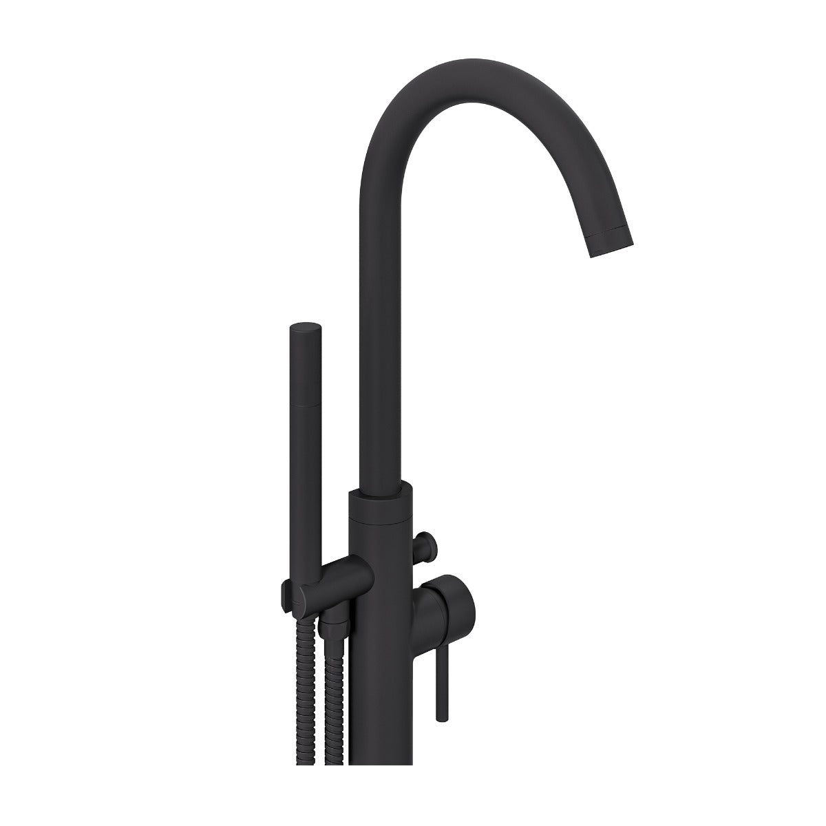 Fairford Element Matt Black Freestanding Bath Shower Mixer