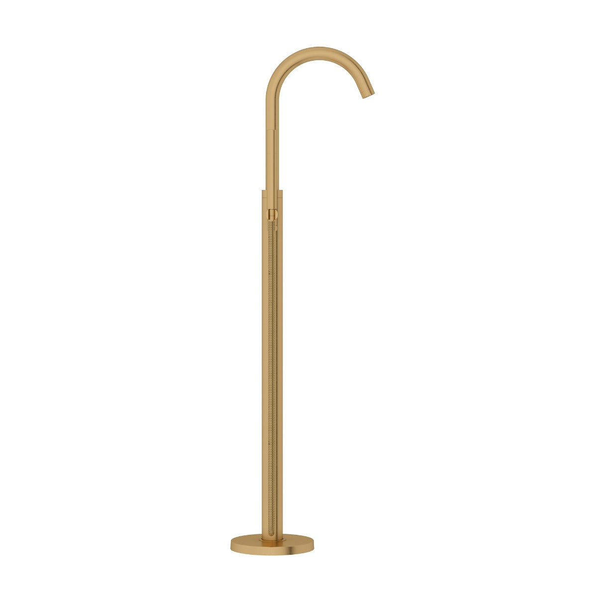 Fairford Element Brushed Brass Freestanding Bath Shower Mixer
