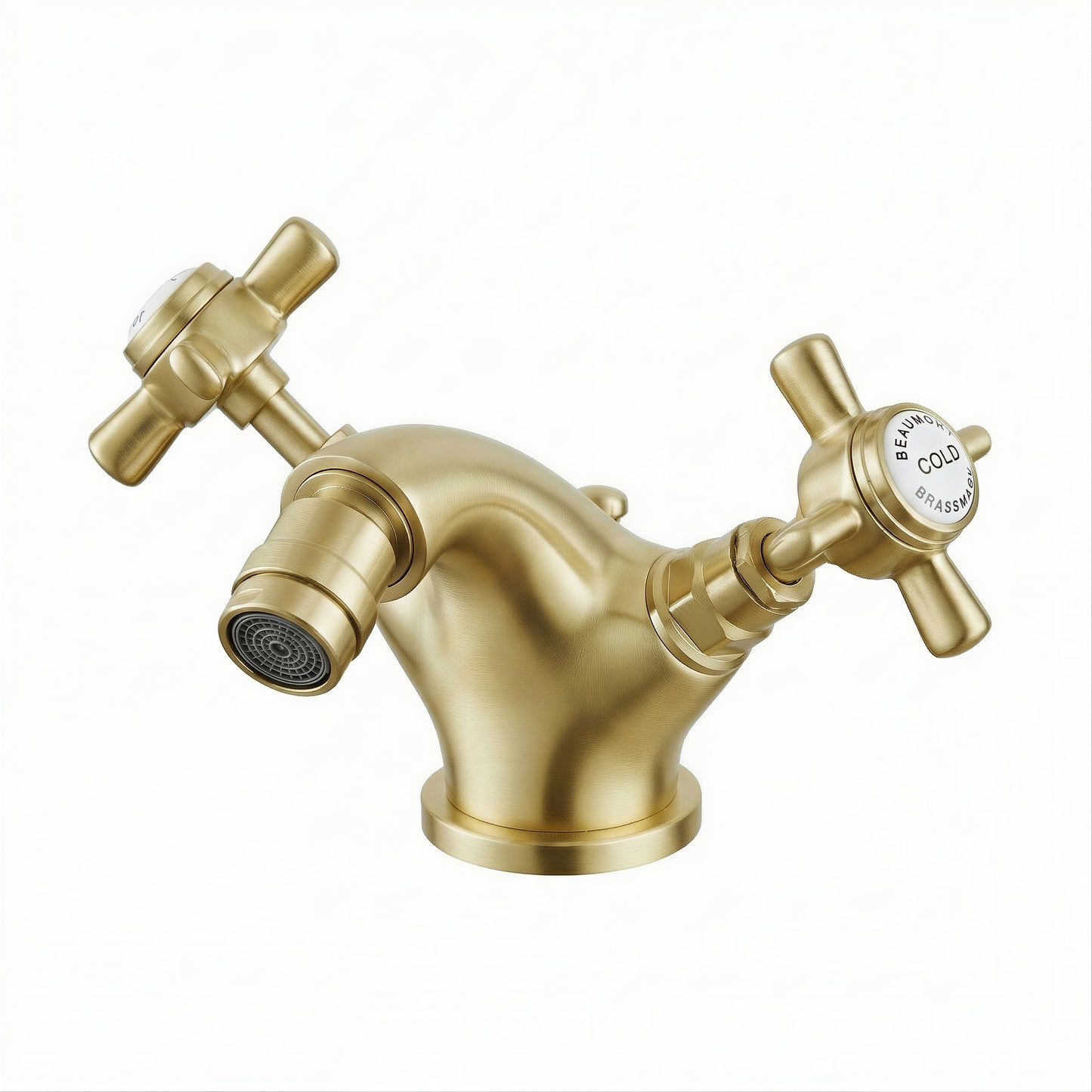 Fairford Kensington Brushed Brass Bidet Mixer