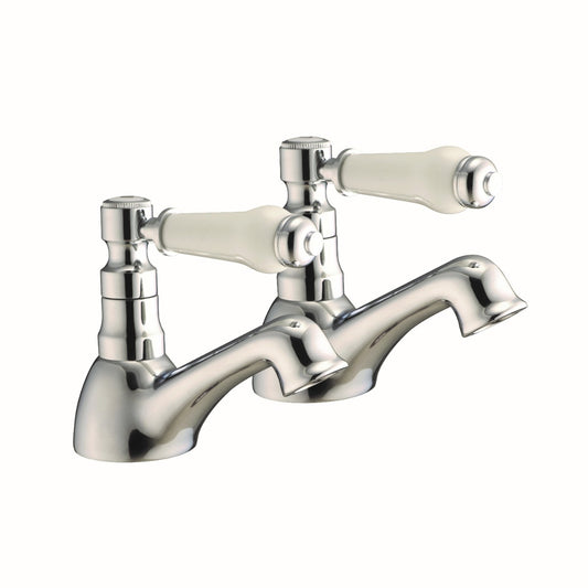 Fairford Cambridge Quarter Turn Bath Pillar Taps