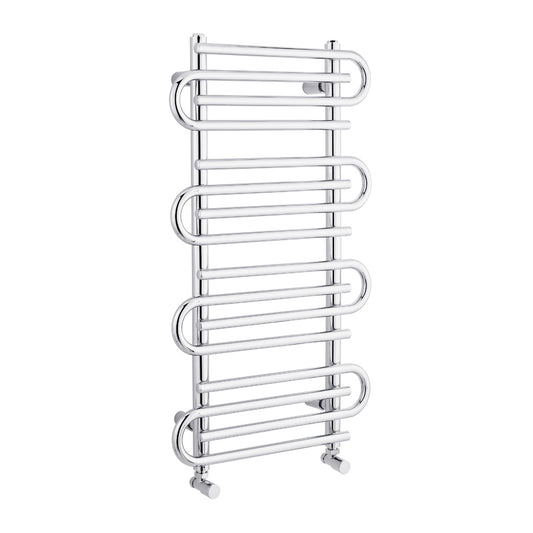 Fairford Loop 900 x 510mm Chrome Towel Rail