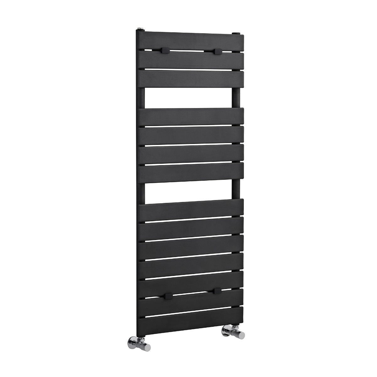 Fairford Flat Panel 1213 x 500mm Anthracite Towel Rail