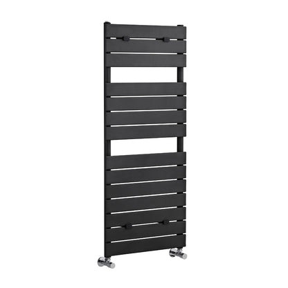 Fairford Flat Panel 1213 x 500mm Anthracite Towel Rail