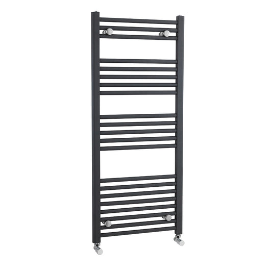 Fairford Straight 1150 x 500mm Anthracite Ladder Towel Rail