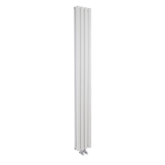 Fairford Compact Double Column 1800 x 236mm White Radiator