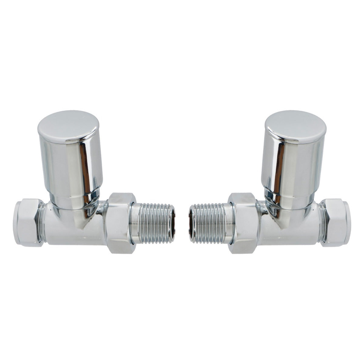 Fairford Round Valves, Straight, Pair